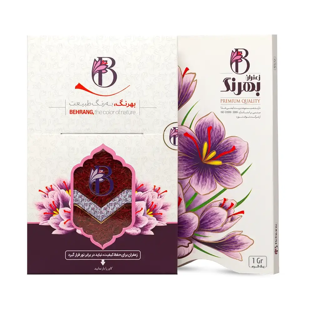 زعفران 1 گرمی سرگل کادویی بهرنگ