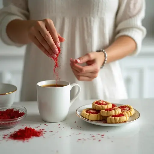 خواص زعفران برای کیست تخمدان