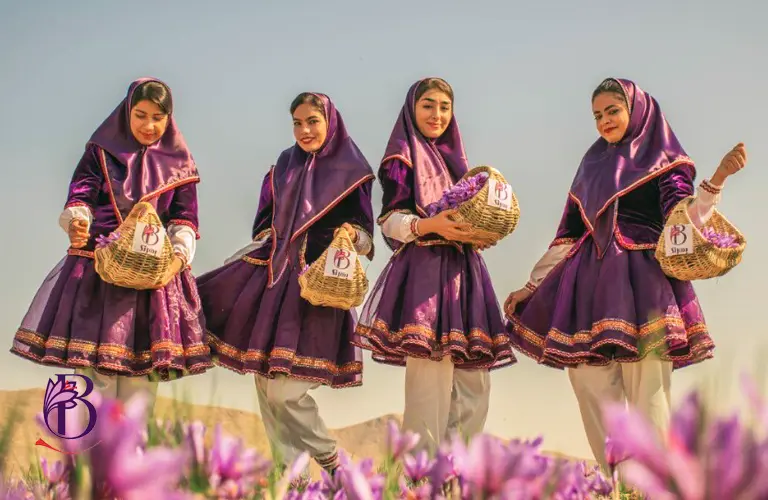 زعفران صادراتی ایران بهرنگ